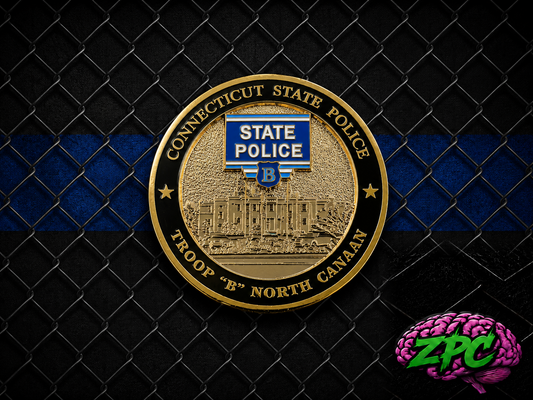 CSP - Connecticut State Police Troop B Challenge Coin