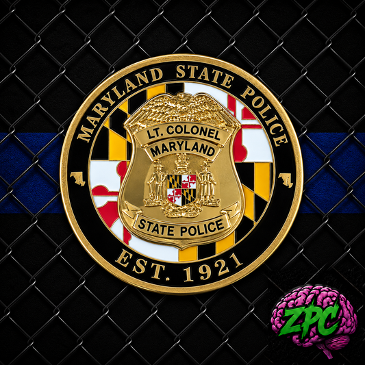 MSP - Maryland State Police LT. Colonel Roland L. Buttler Jr. Challenge Coin
