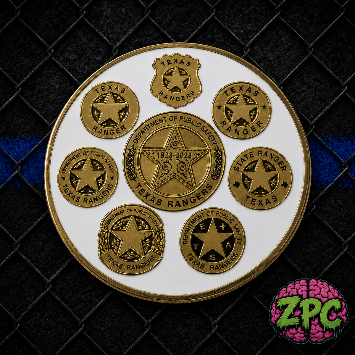 Texas Rangers Department of Public Safety 200th Anniversary Challenge Coin